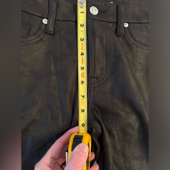 7 for all Mankind NWT black leather-like pants 26 - Picture 5 of 5